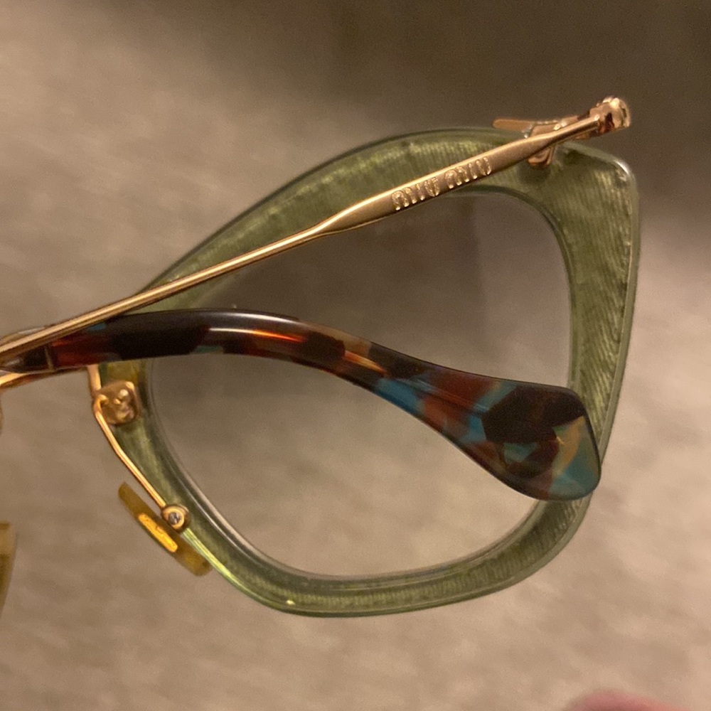 miu miu green sunglasses - Picture 5 of 5